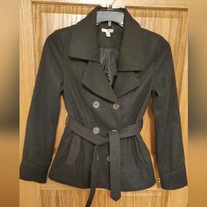 Wool blend coat